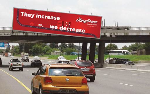 KingPriceIns's tweet photo. Our premiums go down. This billboard… Not so much! #decreasingpremiums #billboard https://t.co/5mh6zUHFtK