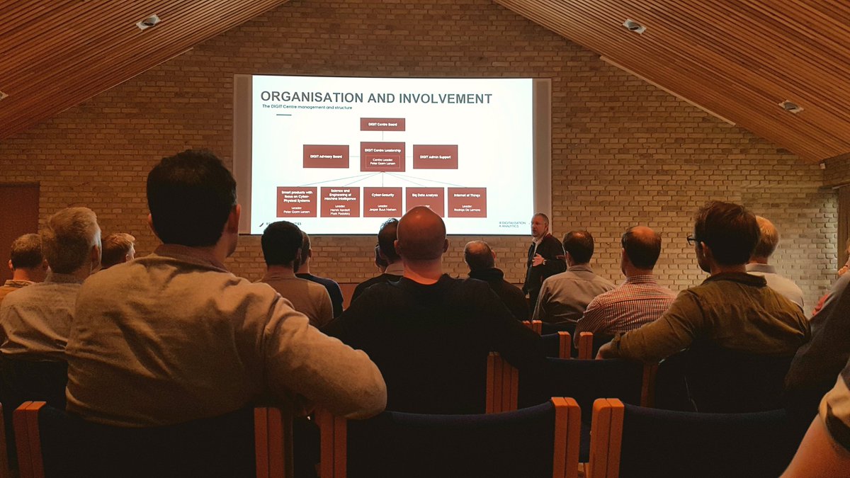 kgpierce's tweet image. @PeterGormLarsen introducing the first DIGIT event Aarhus University, including an
@IntoCps Industrial Follower Group meeting and launch of the INTO-CPS Association!