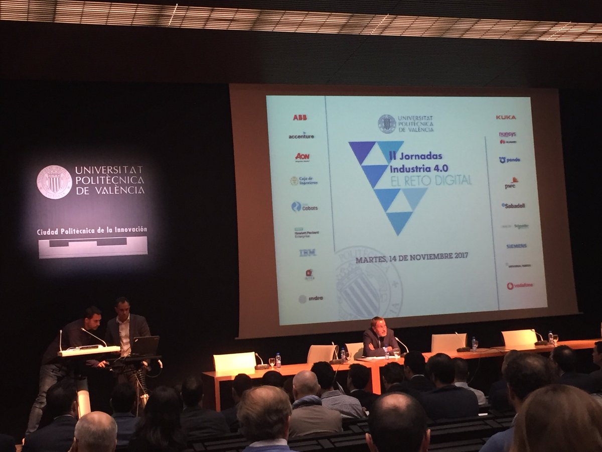 AstronicalSpace's tweet photo. Hoy nos encontramos en las II Jornadas Industria 4.0 en @UPV para saber de antemano lo que ya es el presente. https://t.co/G3u7tIPsQk