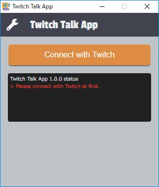 もっち Twitchコメントを棒読みちゃんで読み上げるアプリ Twitch Talk App の最新版をアップロードしました メインは外観の更新ですが 細かいバグ修正もされてます 以前までのバージョンは非サポートになるので更新お願いします T Co