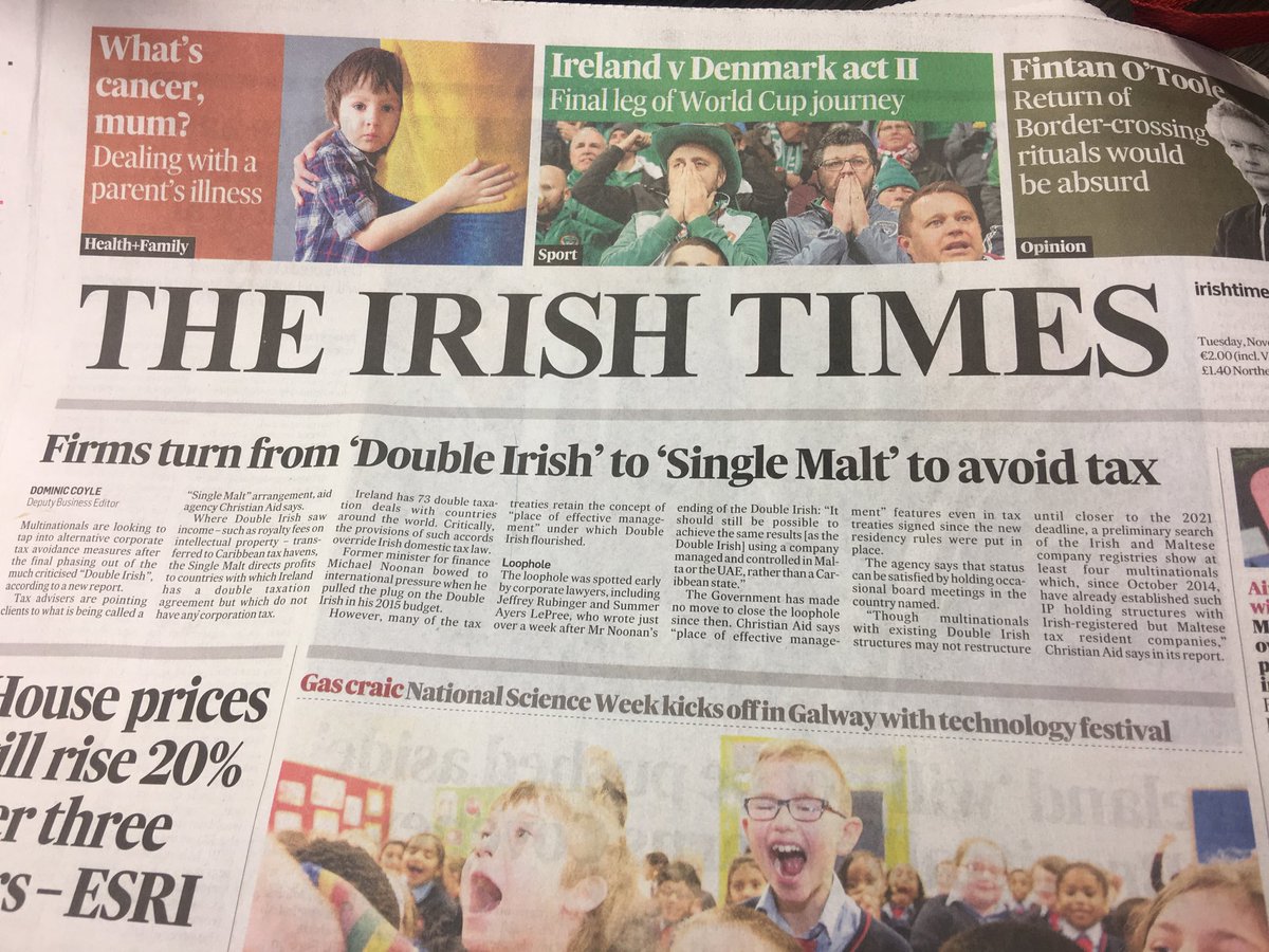 Not sure I am keen on Irish Whiskey terminology being used for tax avoidance #SingleMalt