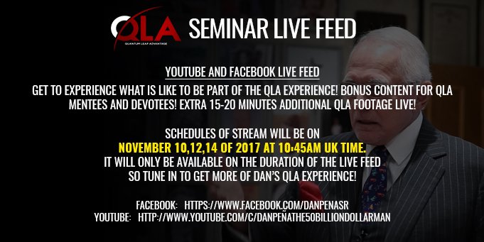 danspena's tweet photo. Follow/Subscribe to get notified instantly:
FACEBOOK: https://t.co/PF2tbo8zQT
YOUTUBE: https://t.co/ArsGfvnbci
#Method2Madness #QLASeminar https://t.co/ssjOYvT6UO