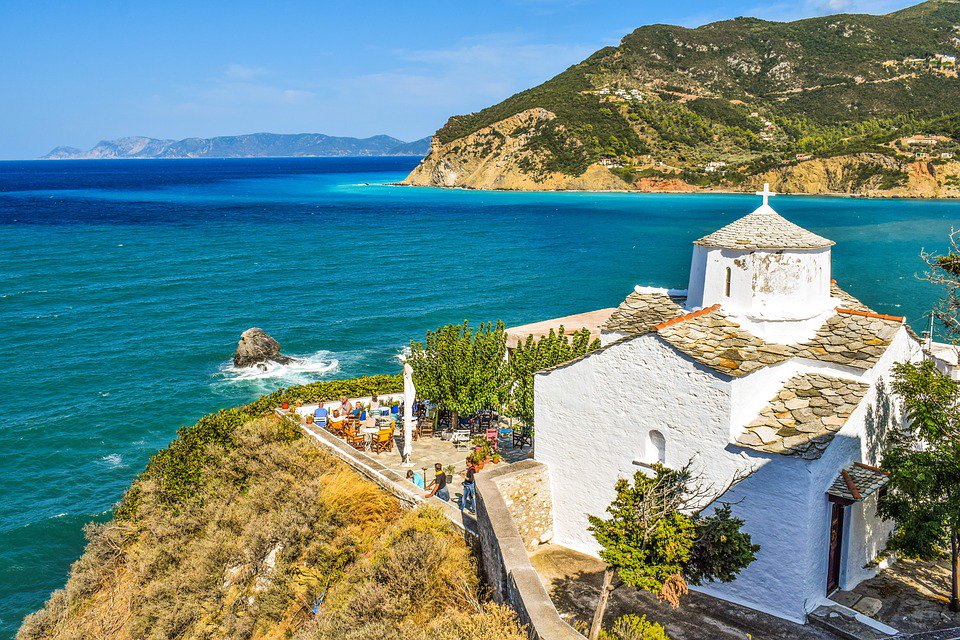 Skopelos  (16 nM from Skiathos)