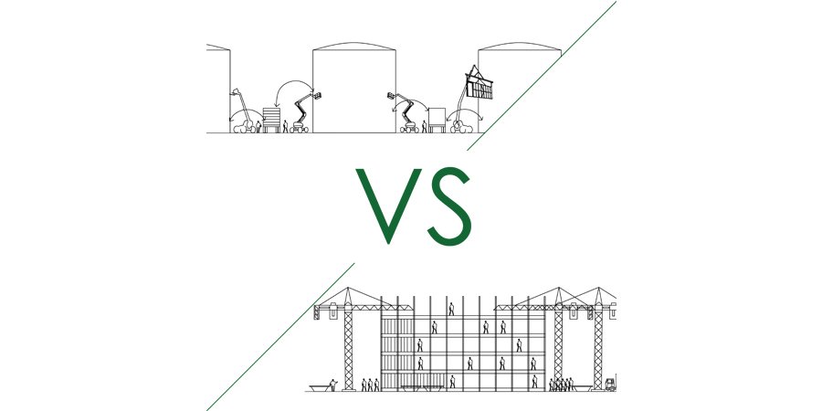 The BHS process of industrialisation makes the work on site much simpler and safer as "construction" becomes "assembly". #Sustainability #zerowaste #zerowater