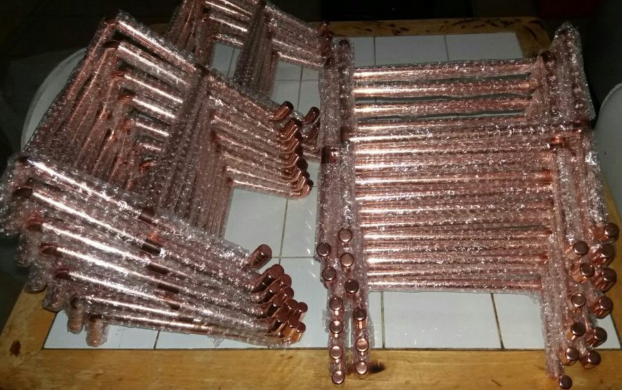 Designs_LnB's tweet photo. Copper laptop stand to fit any standard laptop make. Comfortable typing and to ease wrist discomfort.
#craft
#design
#RSA
#copper
#copperstand
#copperbeauty
#copperpipes
#steampunked
#copperdesign https://t.co/6xwT8ZSdMb