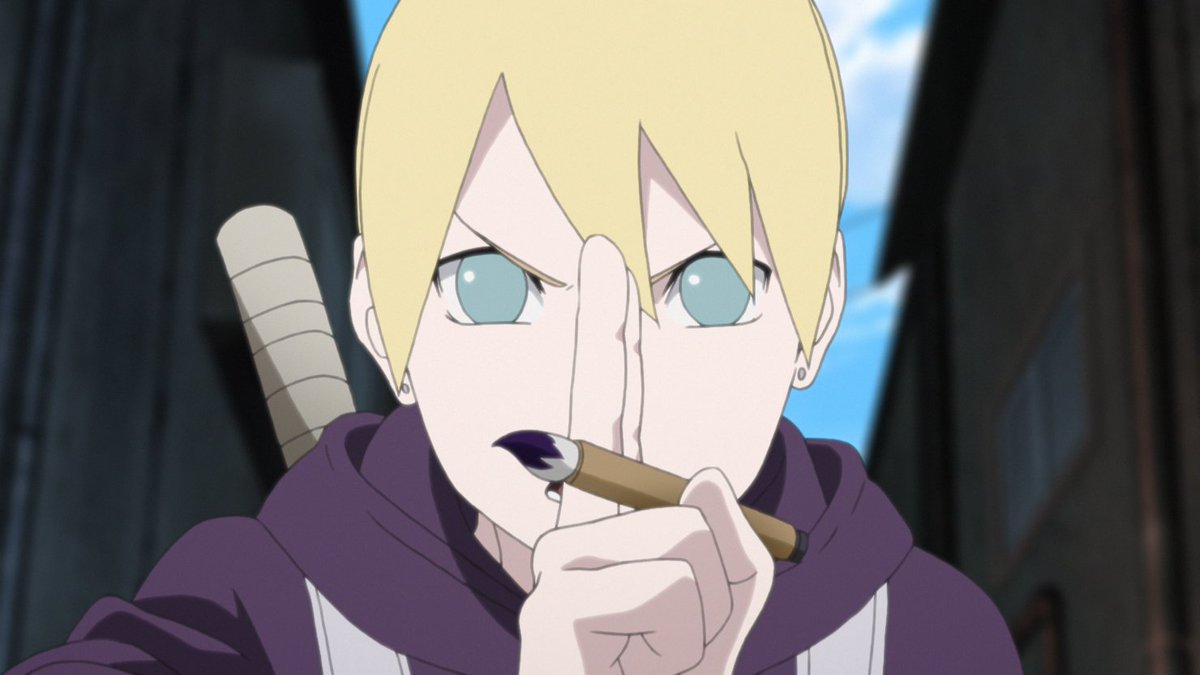 アニメ Boruto ボルト 公式 こんばんは 明日の夕方5 55からは 第33話 スランプ 超獣偽画 が放送になります 得意忍術である超獣偽画が出せなくなった そしてこの構えはまさか 一体いのじんになにがあったのか お見逃しなく ぴえろh