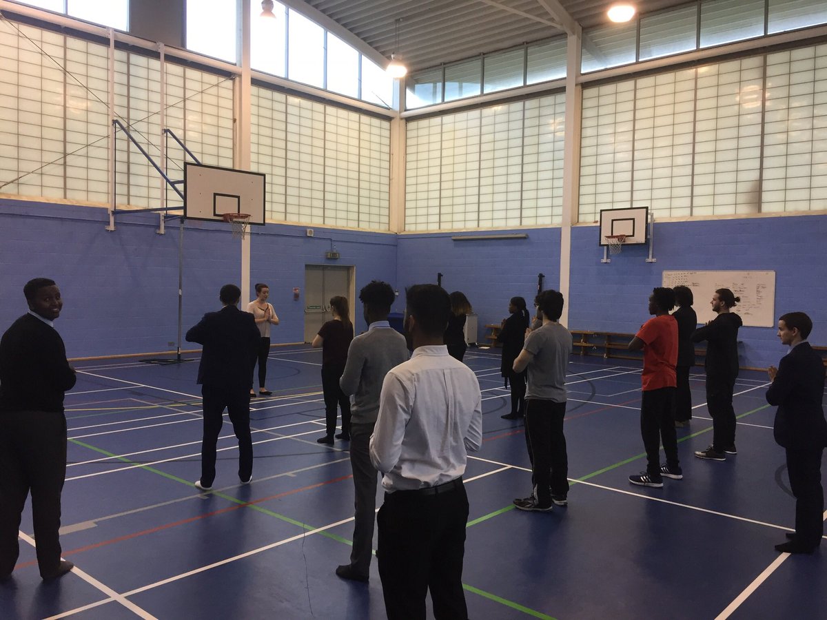 BDAYr12's tweet photo. @BDAYr13 students currently enjoying a spot of yoga as part of PHSCE morning. What a great way to start the day! https://t.co/ATTCZz7qXG