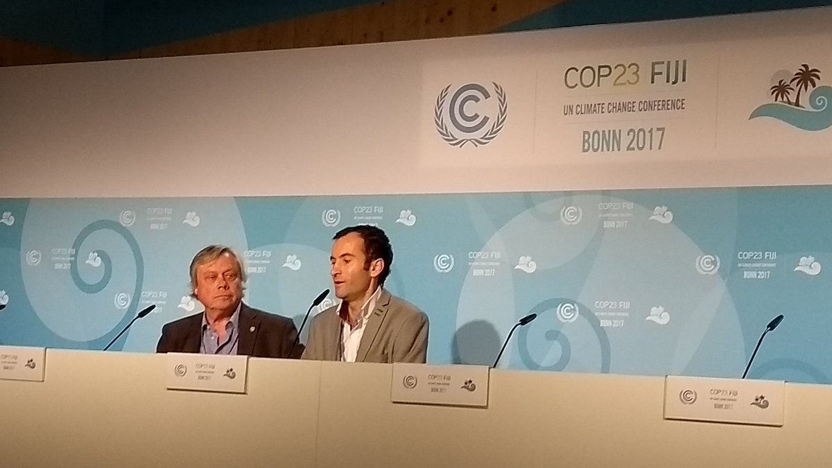 GWP20 is imperative to actually meeting the 1.5 degree target. Says Mark Pershin of  @lessmeatlessheat launching #putclimateonpause coalition <a href="/COP23/">COP23</a>