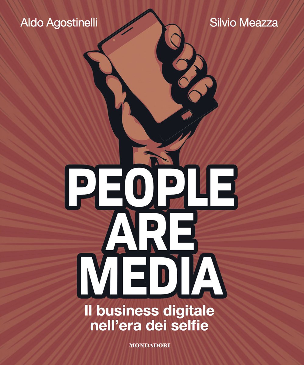 silviomeazza's tweet photo. esce oggi il mio libro #peoplearemedia. scritto con @AgostinelliAldo https://t.co/qeVHddeAUf https://t.co/Ni51H2KT3U