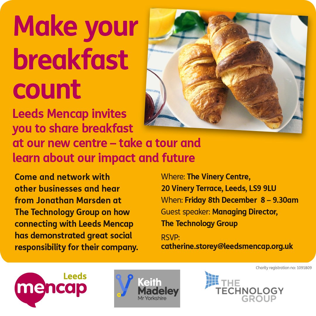 printuity's tweet image. Leeds Mencap are showcasing their new facilities. To improve your CSR, with FREE networking get in touch with Catherine Storey @LEEDSMENCAP