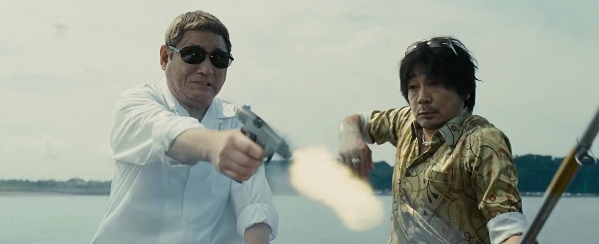 Culturopoing's tweet photo. [#Cinéma] Si le premier #Outrage de #TakeshiKitano avait eu droit à une sortie en salles en 2010, #Outrage2 avait dû se contenter d'une sortie en VOD en 2015. #OutrageCoda troisième et ultime volet de la trilogie sortira le 1er décembre prochain directement en #eCinema. https://t.co/KVmwE7ESAq