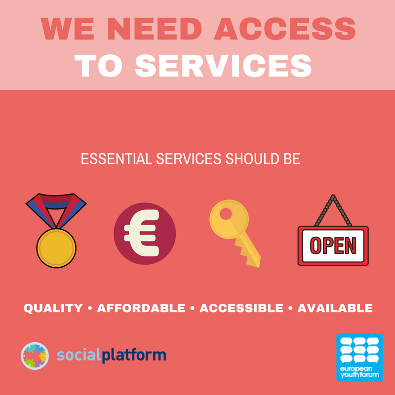 Youth_Forum's tweet photo. Access to essential services is a human right, regardless of race, religion, sex, age, sexual orientation or disability 🗣️🗣️🗣️ #SocialSummit17 https://t.co/tNUJEcNCZU