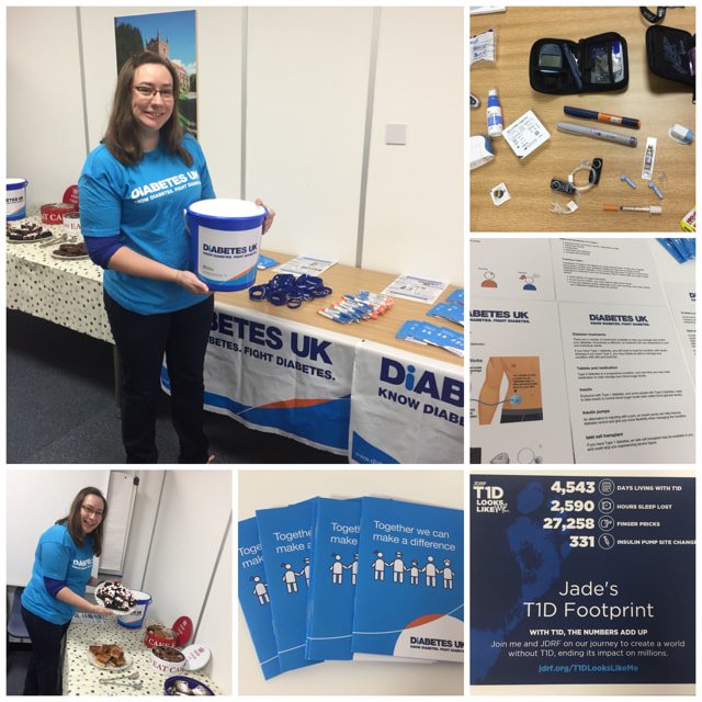 It’s #WorldDiabetesDay &amp; our colleague Jade Poulton is raising money for, and awareness of, <a href="/DiabetesUK/">Diabetes UK</a>. Jade was diagnosed with type 1 diabetes in 2005 and now controls her blood sugar with a special pump. diabetes.org.uk