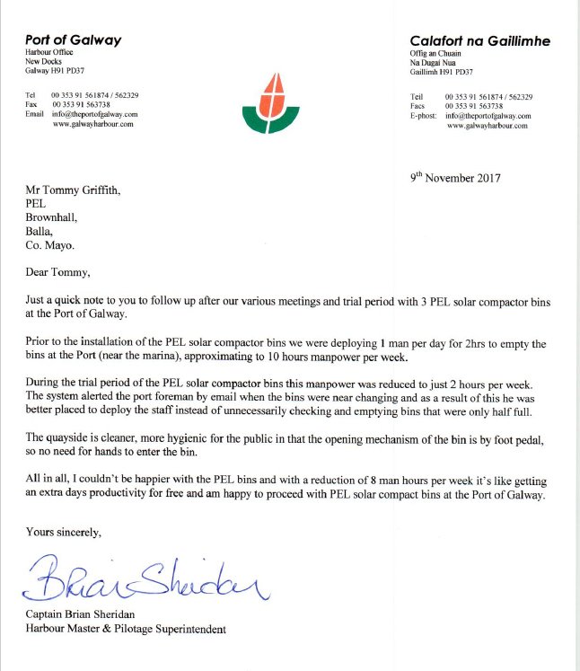 PELRecycling1's tweet image. Thanks everyone for the encouraging words &amp;amp; support following last night's #rtenationwide programme - very much appreciated !! Here are some #PloughingShow pictures + our latest customer testimonial for the Solar IoT Street Bin. 😀