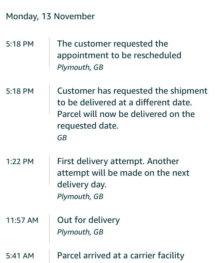 LouiseElizabeth's tweet photo. @AmazonHelp The last two I did not request. I actually refused. https://t.co/a3RsabBVSq