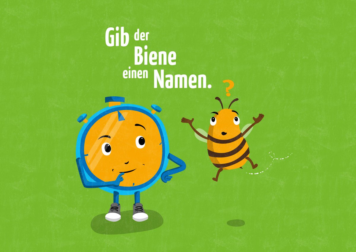Und diese Biene, die ich meine, die heißt... Ihr seid gefragt: Wie soll Stoppis Begleitung für die #72h-Stunden-Aktion 2019 heißen? Jetzt mitmachen! bdkj.de/biene