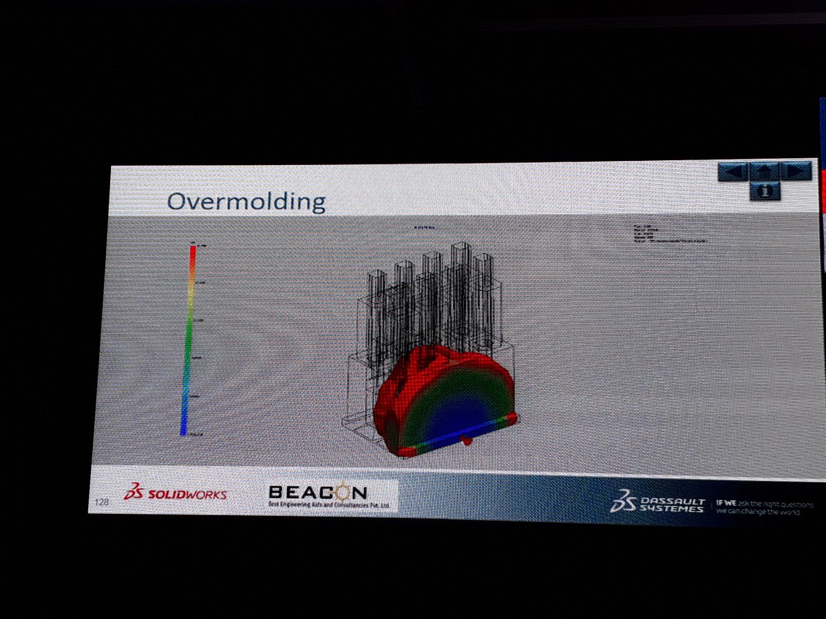 rakesh_rao's tweet image. This is an advanced lesson in Physics Solidworks Plastics which is looking cool but over my head. #swlaunch18 #solidworks2018 @BEACON_India