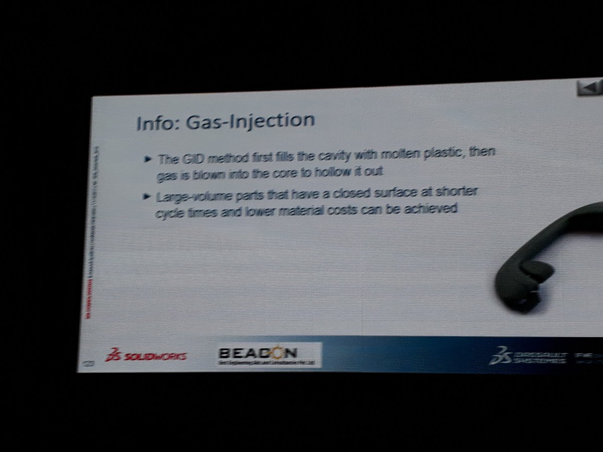 rakesh_rao's tweet image. This is an advanced lesson in Physics Solidworks Plastics which is looking cool but over my head. #swlaunch18 #solidworks2018 @BEACON_India
