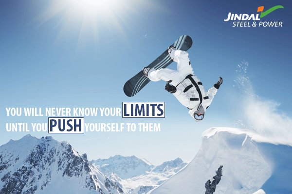 JindalSteel_In's tweet photo. You will never know your limits, until you push yourself to them!
#MondayMotivation https://t.co/hoqbNEug96