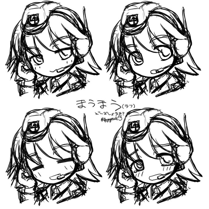 #このタグを見た人はラフ画とその完成絵を見せる 