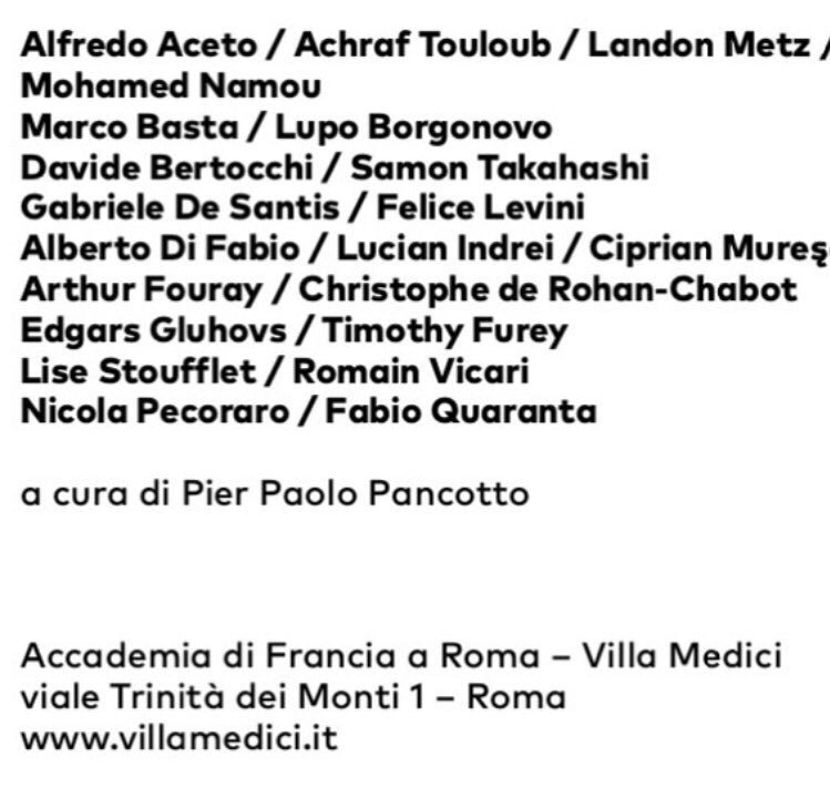 ArtemisFontana's tweet photo. 20 male / 1 female @VillaMedicis #boysclub https://t.co/GzKYn9LmNi