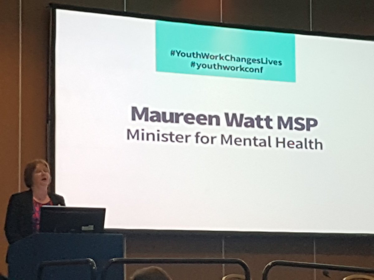 Youth1stFife's tweet photo. Mental health is a priority of the Scottish Government #youthworkchanges #youthworkconf https://t.co/RYGzn6boSo