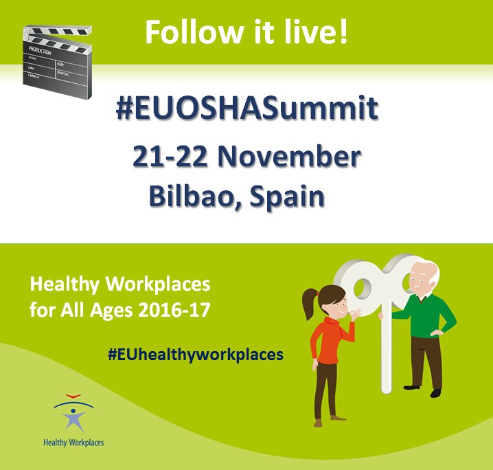 EU_OSHA's tweet photo. This year everyone can take part in the #EUOSHASummit! Follow all sessions live and ask questions online during the event. https://t.co/Sh04N89BCK https://t.co/PAEoL0enlb