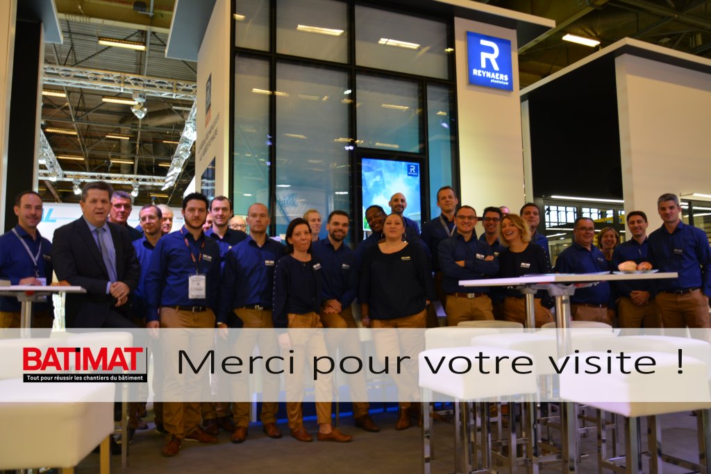 REYNAERS_FRANCE's tweet photo. Nous tenons à vous remercier de votre visite sur notre stand au salon BATIMAT 2017 sur lequel nous avons pu vous présenter nos dernières innovations et nouvelles gammes #Reynaers #menuiserie #MDB2017 https://t.co/6F7yTPGufL