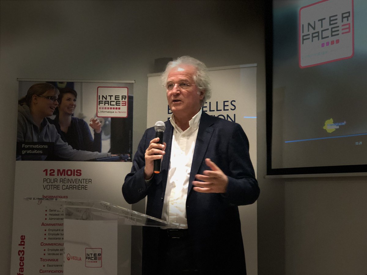 DidierGosuin's tweet image. .@Veolia @bruformation et #Interface3 quand le public et le privé collaborent pour renforcer la présence des femmes dans des métiers d’hommes. Offrons une place égale à chacun pour accéder à l’emploi