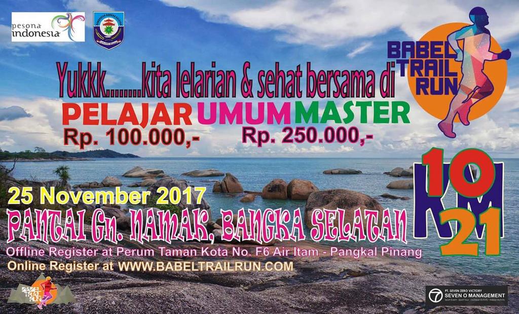 Yuuu....dijajal lelarian di toboali - Bangka Selatan