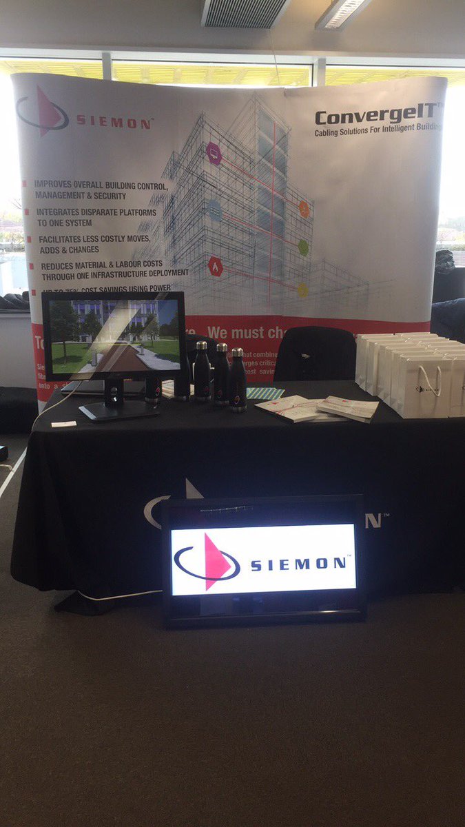 Siemon_ERA's tweet photo. We are excited to be exhibiting at WorkTech alongside @ThinlabsInc ! #PoE #InternetOfThings https://t.co/37OGjpovxb