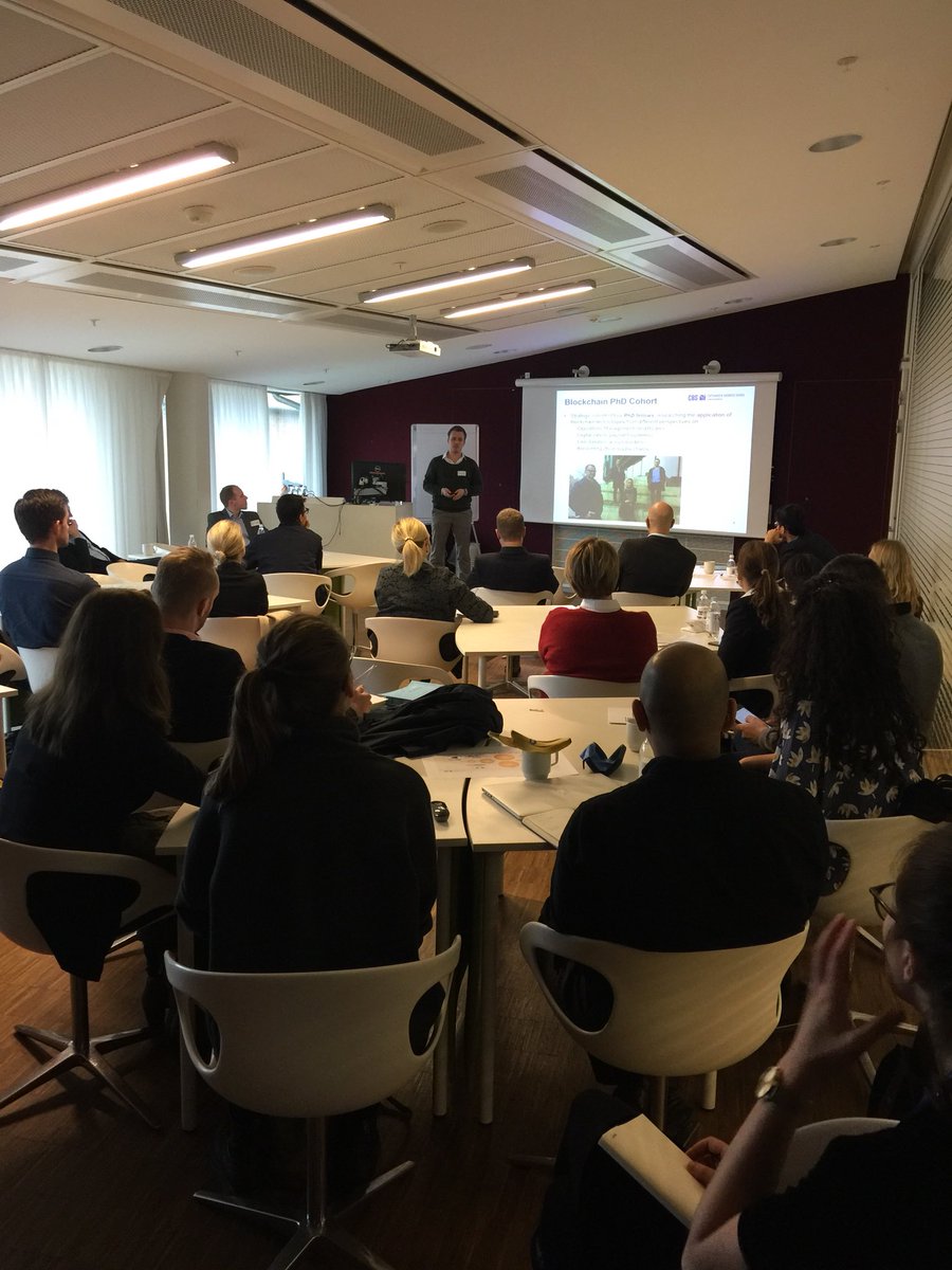 CBSCompete's tweet image. #Blockchain Ph.d fellow Casper Winther-Hansen on Digital Platforms in Healthcare. For more information about his project, contact Casper at the Department of Operations Management @cbscph