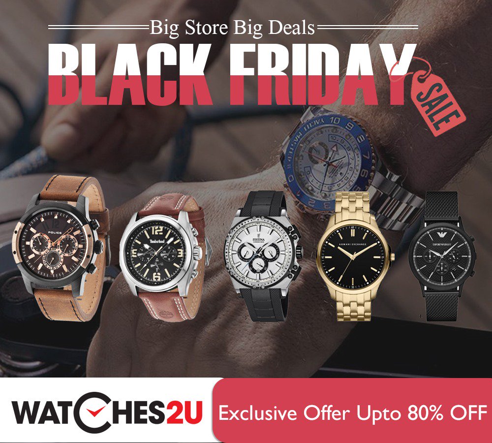 ShopAfford's tweet photo. @Watches2U offers upto 80% OFF this #BlackFriday 2017! Watch the watches out right here: https://t.co/Z00OAVhHJE

#BlackFriday2017 #Watches #Trend #sale #fashion #discounts #accessories #BestOfTheWeek #christmasgifts https://t.co/tm0LTpL2sN
