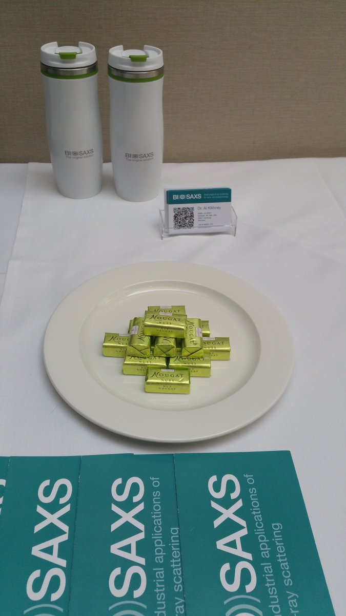 MelissaPoynor's tweet photo. There are still some chocolates left at our booth. Come talk to us and see how your project can benefit from small angle x-ray scattering.#Psdi2017 https://t.co/lncQgcxv32