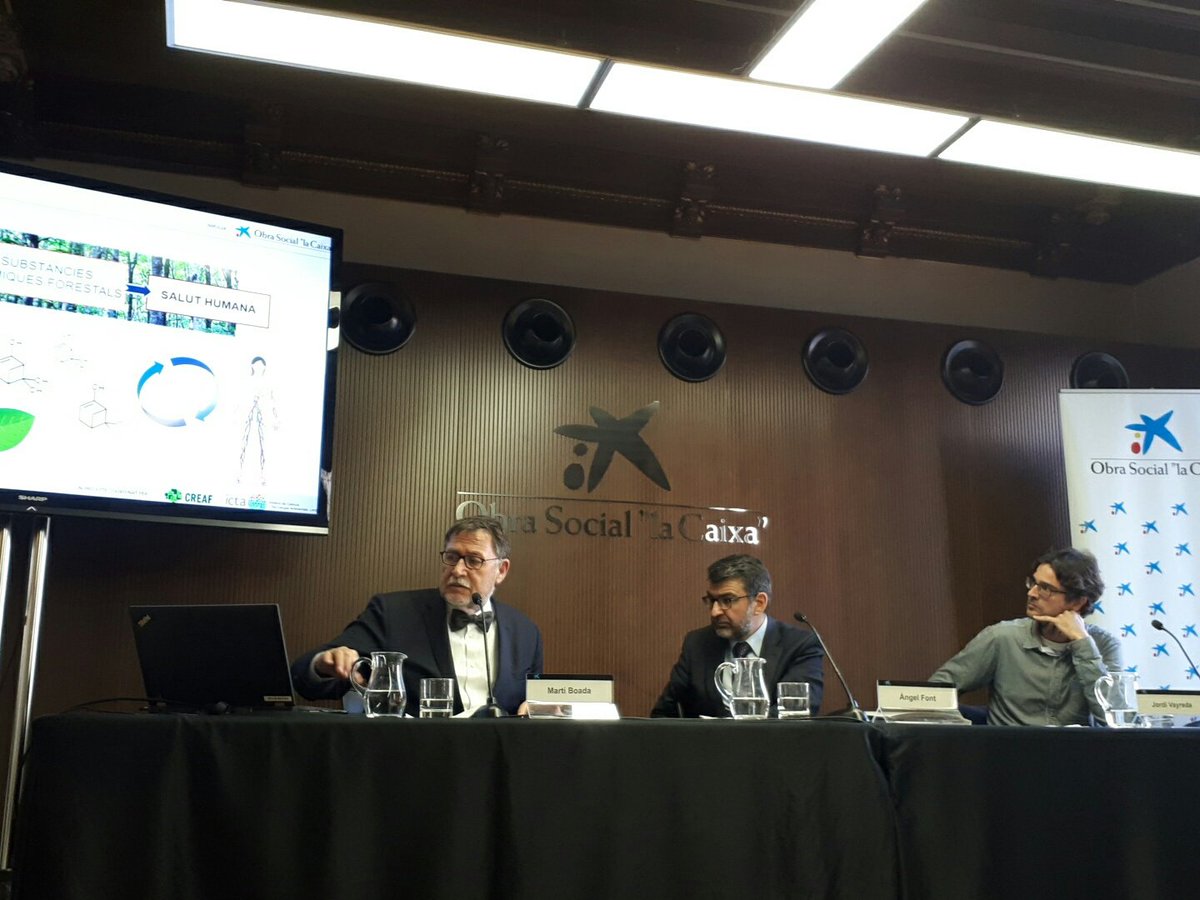 "Estem analitzant els compostos volàtils que emeten les plantes per veure com afecten a la #salut humana" <a href="/MartiBoada/">Martí Boada</a> 🍃