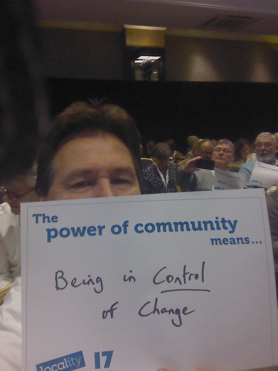 The power of community... #Locality17