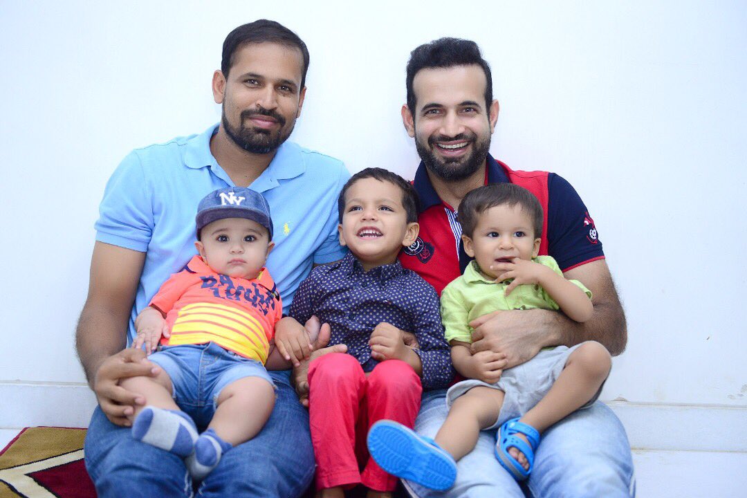 IrfanPathan's tweet photo. "Bachhe man ke sachhe" it is so true,everyday they make me aware of the things which I might have forgotten #happychildrensday #love https://t.co/BB4R5pMeRF