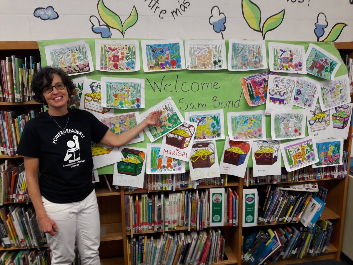 WootenReads's tweet photo. Awesome author visit with Sam Bond, Austin author. Trip to Peru with the Cousins in Action. https://t.co/8Hs26fhguk
