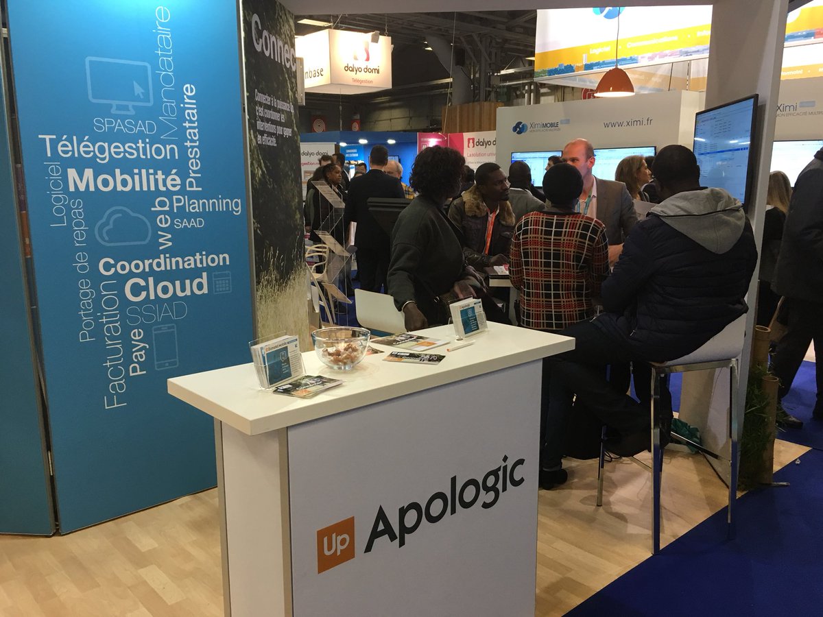 PhilippeRohou's tweet photo. De nombreux échanges sur le stand #apologic au @sap365 autour de #DomatelMobile !
Nous vous attendons stand J22 pour découvrir toutes nos solutions @UpSolutions_FR ! https://t.co/E8cGsr2wSo