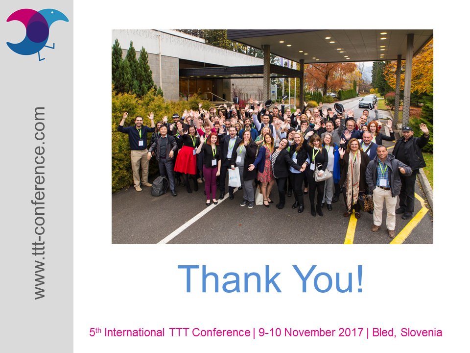 TTTConference's tweet photo. A big THANK YOU to all our attendees, speakers, moderators &amp; sponsors for joining the 5th #tttconf and making it such an enjoyable and memorable experience! In the spirit of three Cs we wish you a lot of success and we are looking forward to seeing you again next year! #xl8 #l10n https://t.co/qspwC2Zwe5