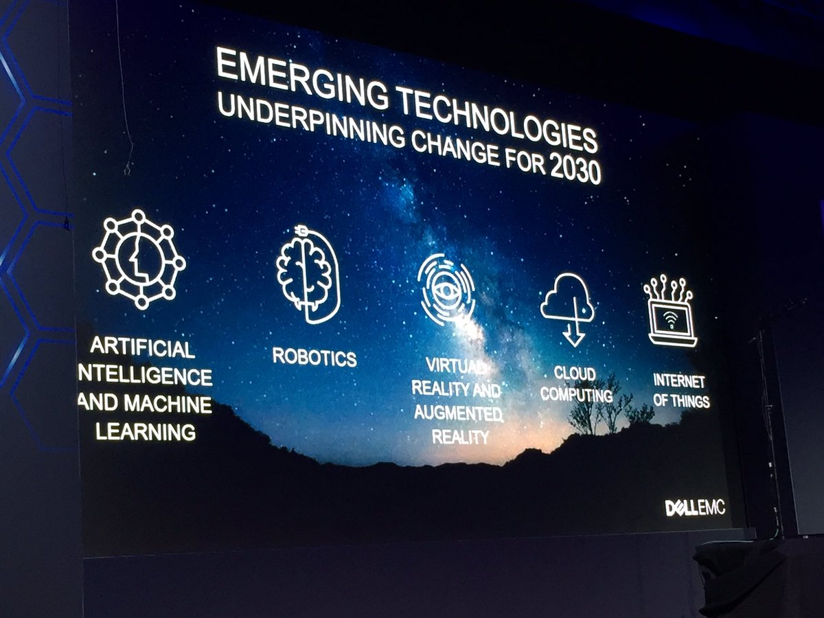 #DellEMCForum Milan: @FanizziM "emerging technologies are changing the world towards progress"