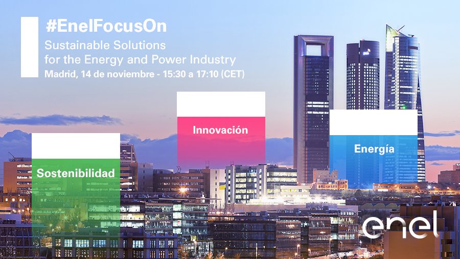 servilleta's tweet photo. Realmente entusiasmado con el evento #EnelFocusOn hoy en #Madrid #Sostenibilidad #Energía #Innovación #cocheelectrico #streaming 15.30 @EnelGroupES #openpowerspace https://t.co/tGqUUimrOx