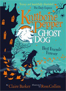 ThatsMyBook's tweet image. Best ever opening line to @Usborne #MiddleGradeFiction: "The first thing that struck Knitbone Pepper about death was that Heaven wasn’t up to much."  Well played @clairebarker #KnitbonePepperGhostDog