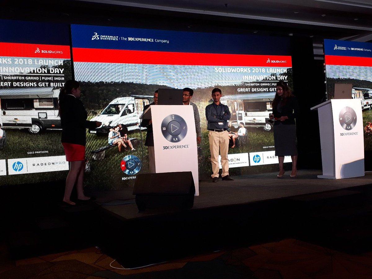 rakesh_rao's tweet image. Winners of model mania #swlaunch18 #solidworks2018 @BEACON_India