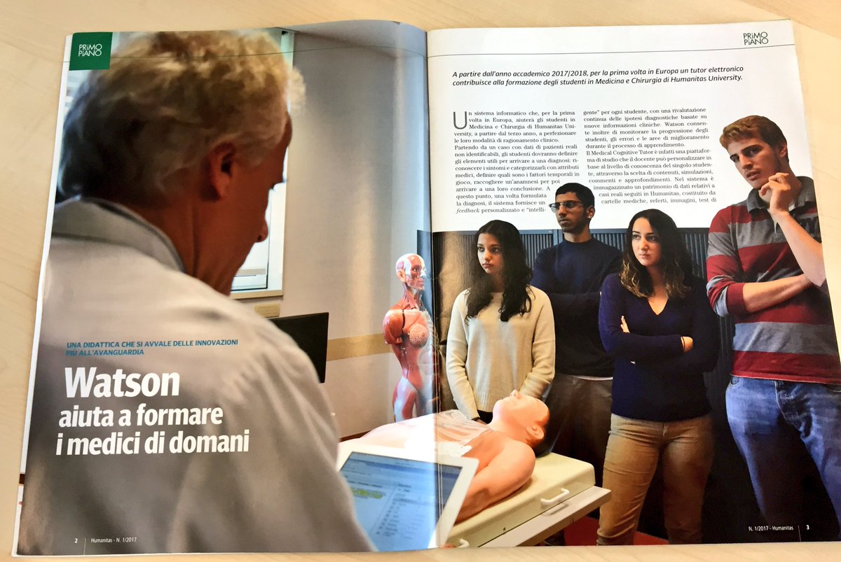 Maurizio Decollanz (@decollanz) on Twitter photo .@IBMWatson protagonista nell'inaugurazione dell'anno accademico di <a href="/HumanitasMilano/">Humanitas Milano</a> #joinHunimedCampus #lifesciences #EMA2Milano #Health #DigitalTransformation #AI .@IBMWatson protagonista nell'inaugurazione dell'anno accademico di <a href="/HumanitasMilano/">Humanitas Milano</a> #joinHunimedCampus #lifesciences #EMA2Milano #Health #DigitalTransformation #AI