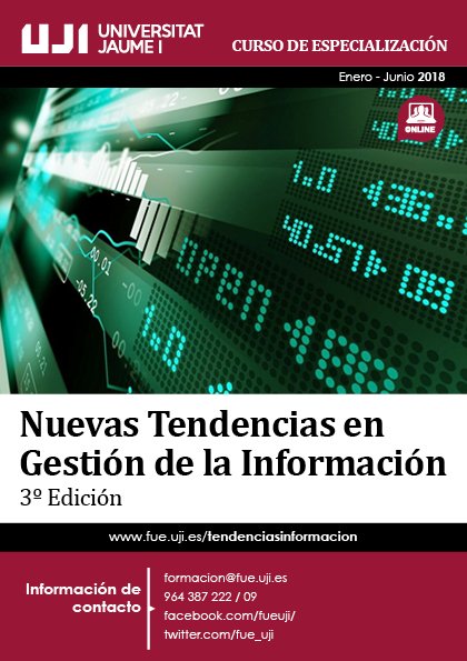 fue_uji's tweet photo. 💿📥#Postgrado Propio UJI🔏🗃️#propiedad_intelectual,#derechos_autor, prescripciones en la web, #preservación_digital, #curación https://t.co/LEObFIo3oz Online Inicio enero 2018. https://t.co/3UEVBWBFFX