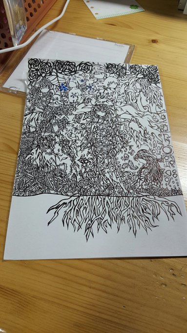 細かい絵のtwitterイラスト検索結果 古い順