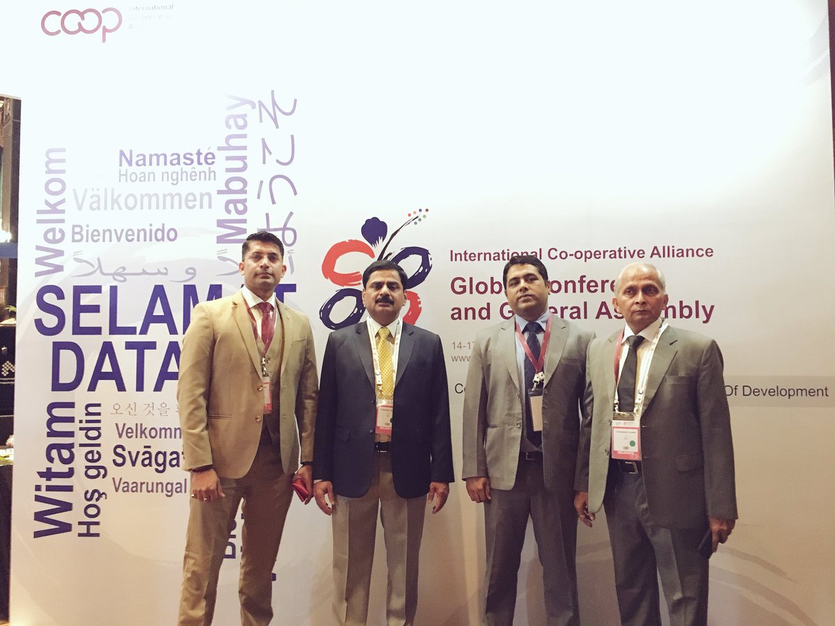 JKT1963's tweet photo. Attending #icageneralassembly with @aksinghiffco @iffcoyogendra @girish7jan @anteshkr https://t.co/oi9NO76Hks