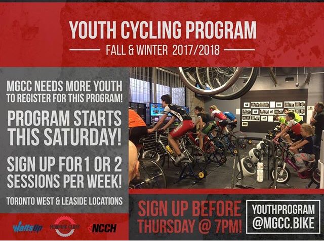 Calling all GTA youth cyclists. Have fun, make new friends and learn some skills. #Indoorcycling #gta #cycling #youth #toronto
