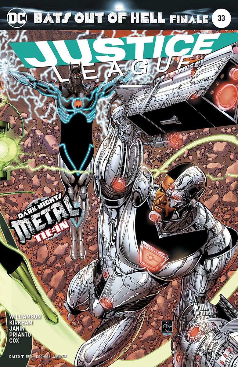 DCOfficial's tweet image. All Victor Stone needs to do to save the world is let the Mother Box that makes him Cyborg overwrite his humanity in the preview of JUSTICE LEAGUE #33. Oh, so that&apos;s all! bit.ly/2js6xGZ
